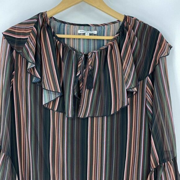 Rebecca Minkoff Shirt Striped Patti - Picture 2 of 6